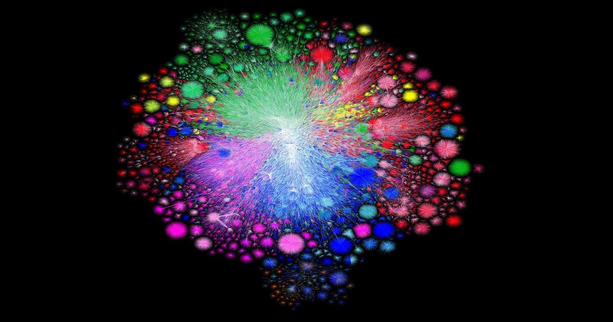 Opte Internet Map for January 18, 2021. Cr: Barrett Lyon/The Opte Project