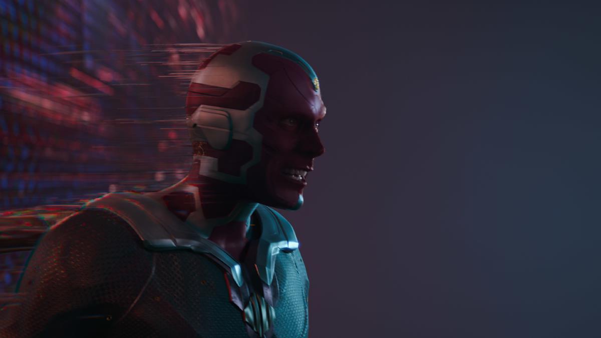 Paul Bettany as Vision in “WandaVision.” Cr: Marvel Studios