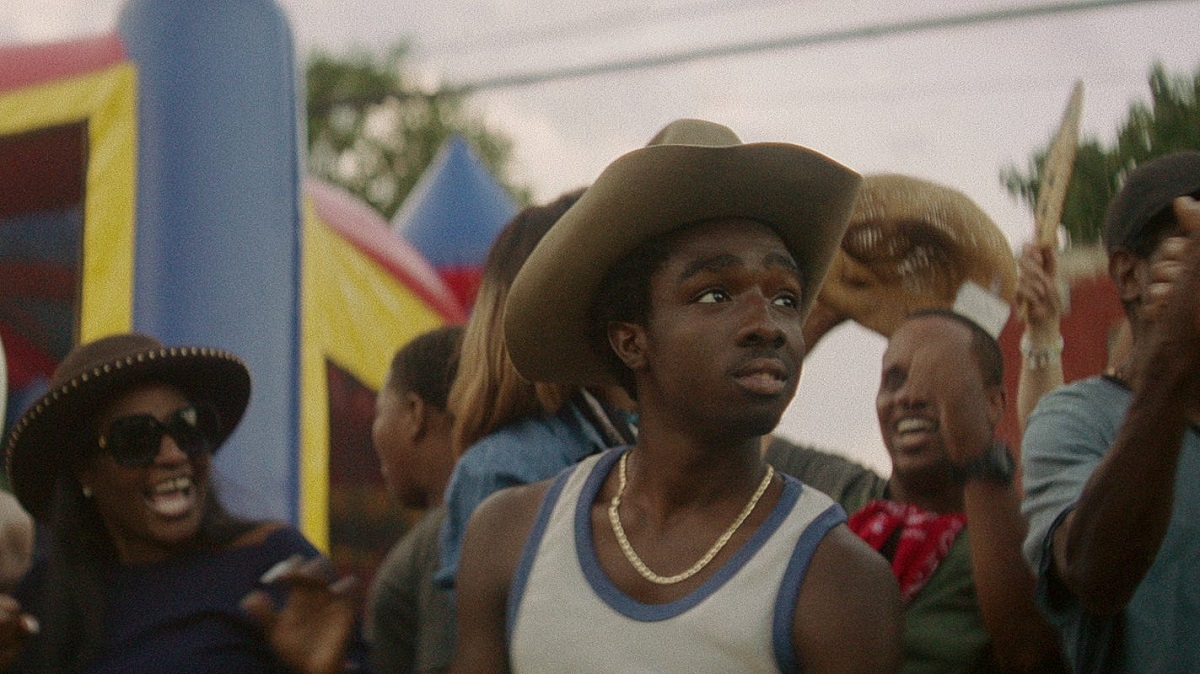 Caleb McLaughlin in “Concrete Cowboy.” Cr: Netflix