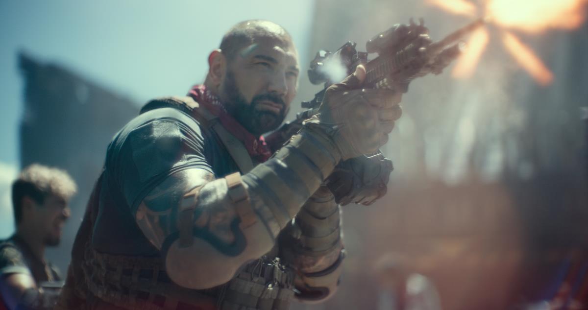 Dave Bautista as Scott Ward in “Army of the Dead,” written and directed by Zack Snyder. Cr: Clay Enos/Netflix