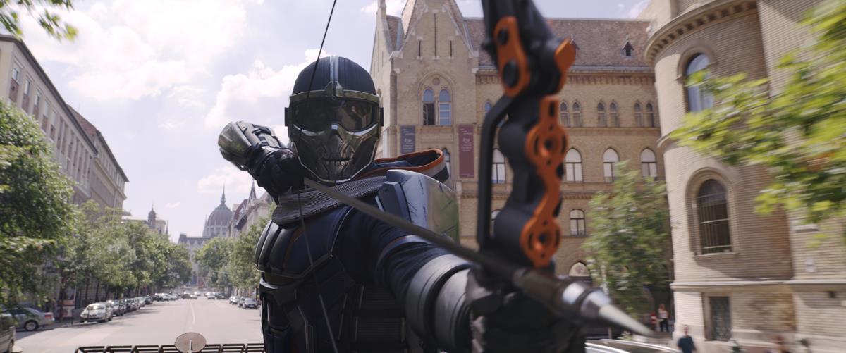 Olga Kurylenko as Antonia Dreykov/Taskmaster in Marvel’s “Black Widow.” Cr: Marvel Studios