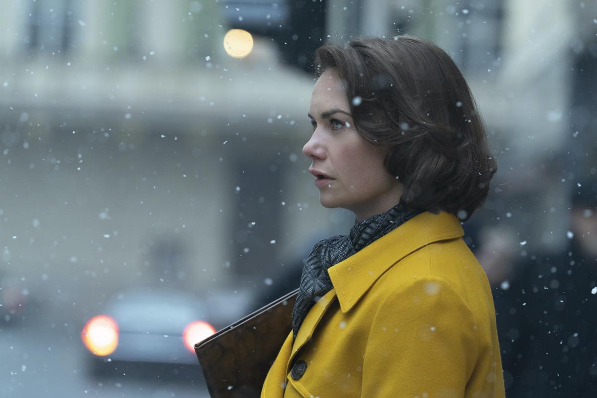 Ruth Wilson as Norwegian diplomat Mona Juul in “Oslo.” Cr: Larry D. Horricks/HBO