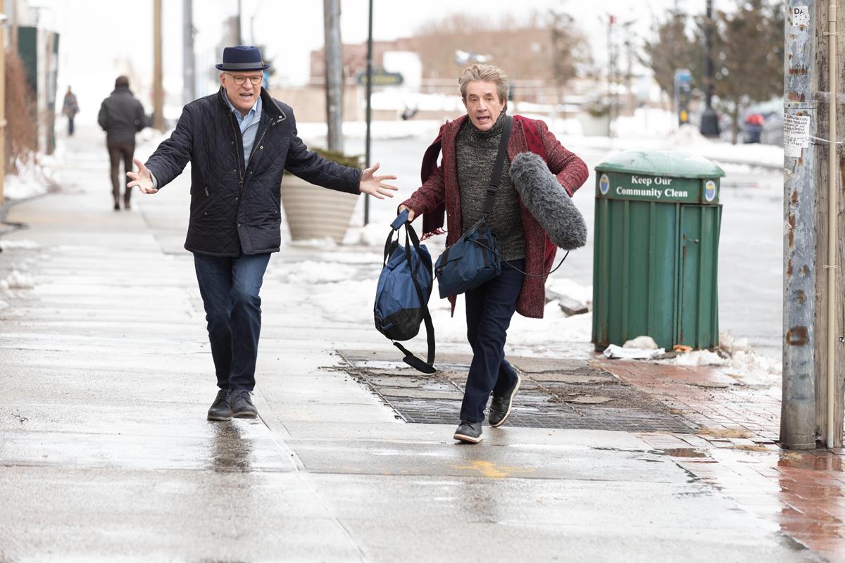 Steve Martin as Charles and Martin Short as Oliver in Episode 5 of “Only Murders in the Building.” Cr: Hulu