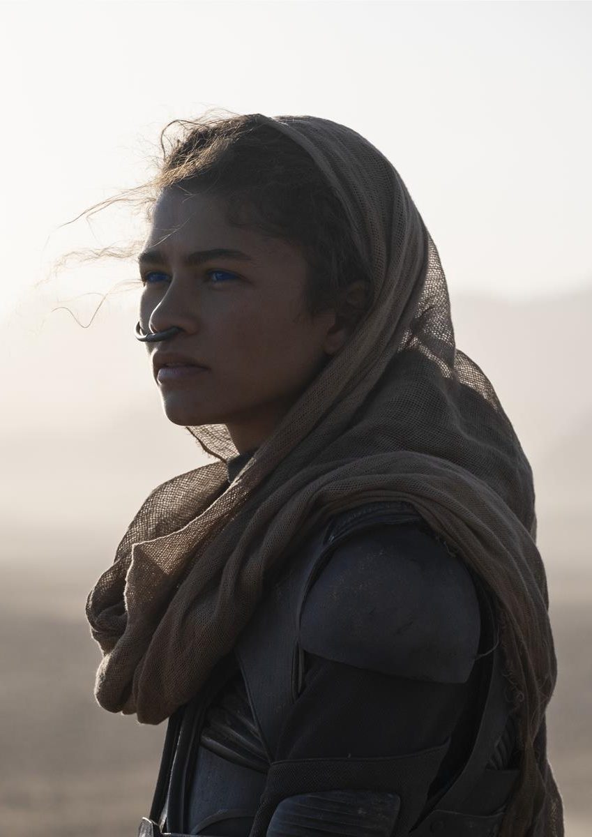 Zendaya as Chani in director Denis Villeneuve’s “Dune.” Cr: Warner Bros