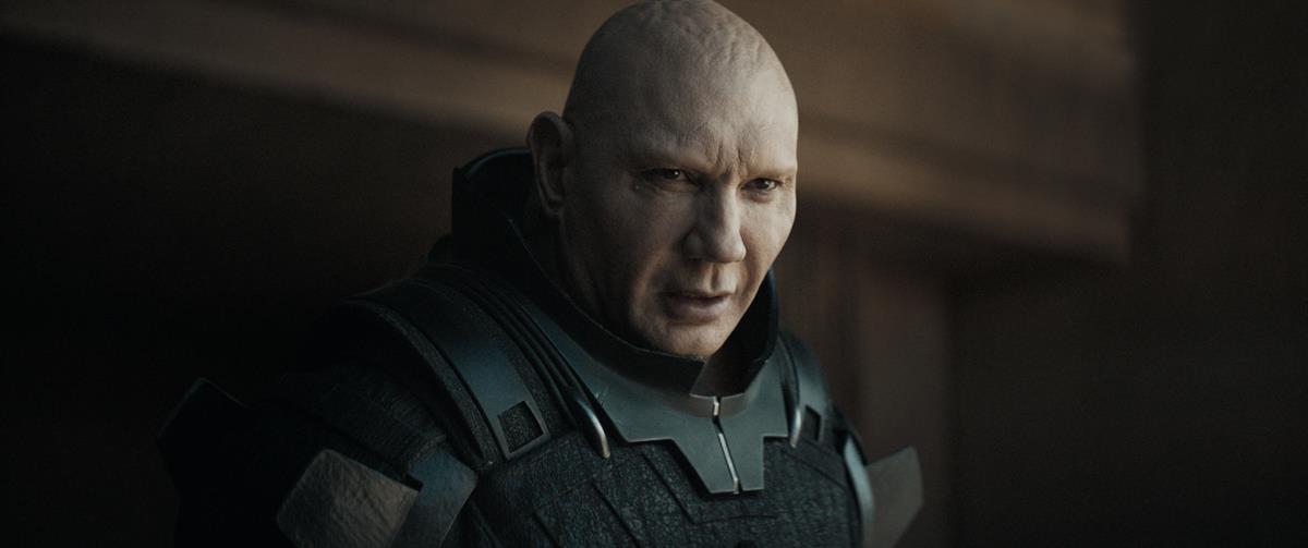 Dave Bautista as Rabban Harkonnen in director Denis Villeneuve’s “Dune.” Cr: Warner Bros