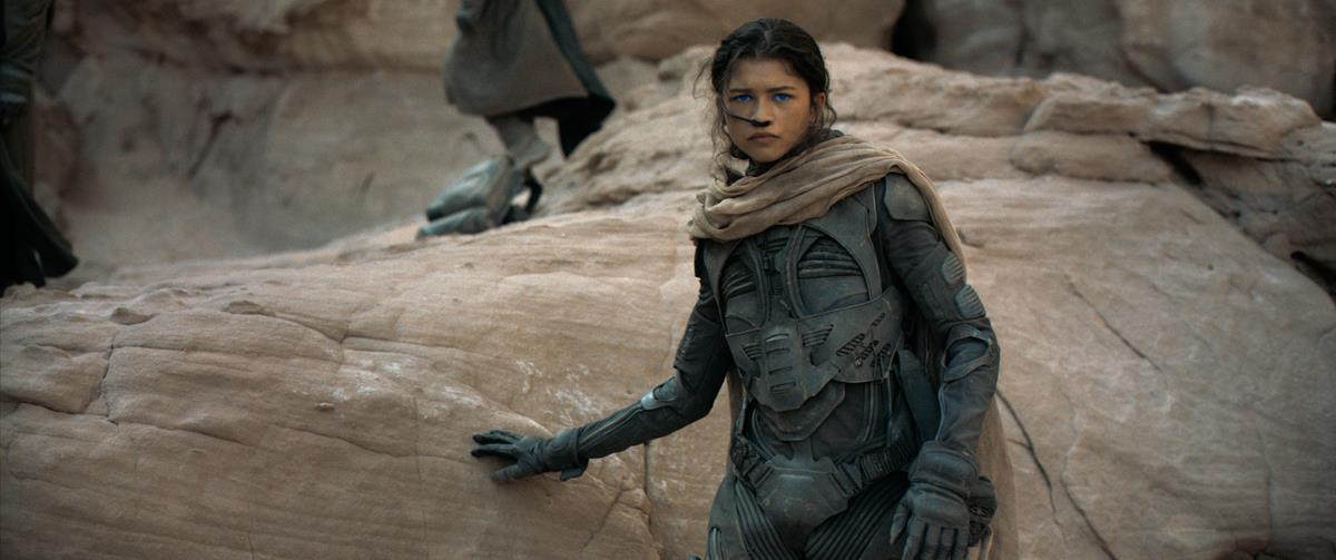 Zendaya as Chani in director Denis Villeneuve’s “Dune.” Cr: Warner Bros