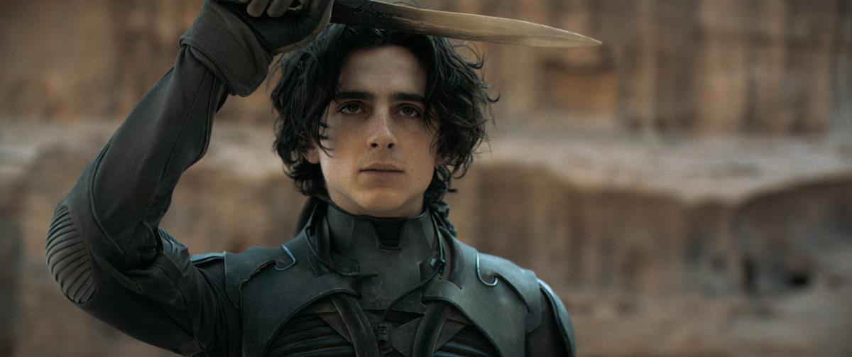 Timothée Chalamet as Paul Atreides in director Denis Villeneuve’s “Dune.” Cr: Warner Bros