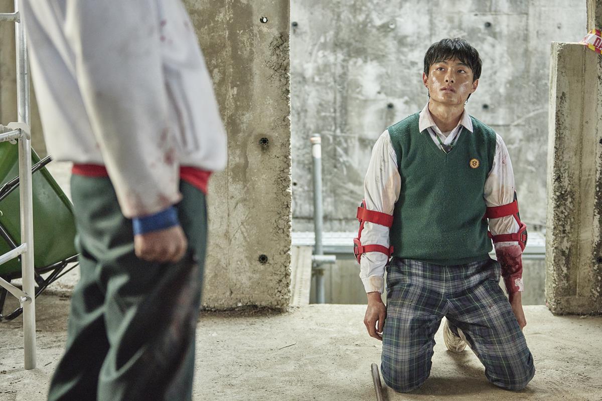 Yoon Chan-young as Lee Cheong-san in “All of Us Are Dead.” Cr: Yang Hae-sung/Netflix