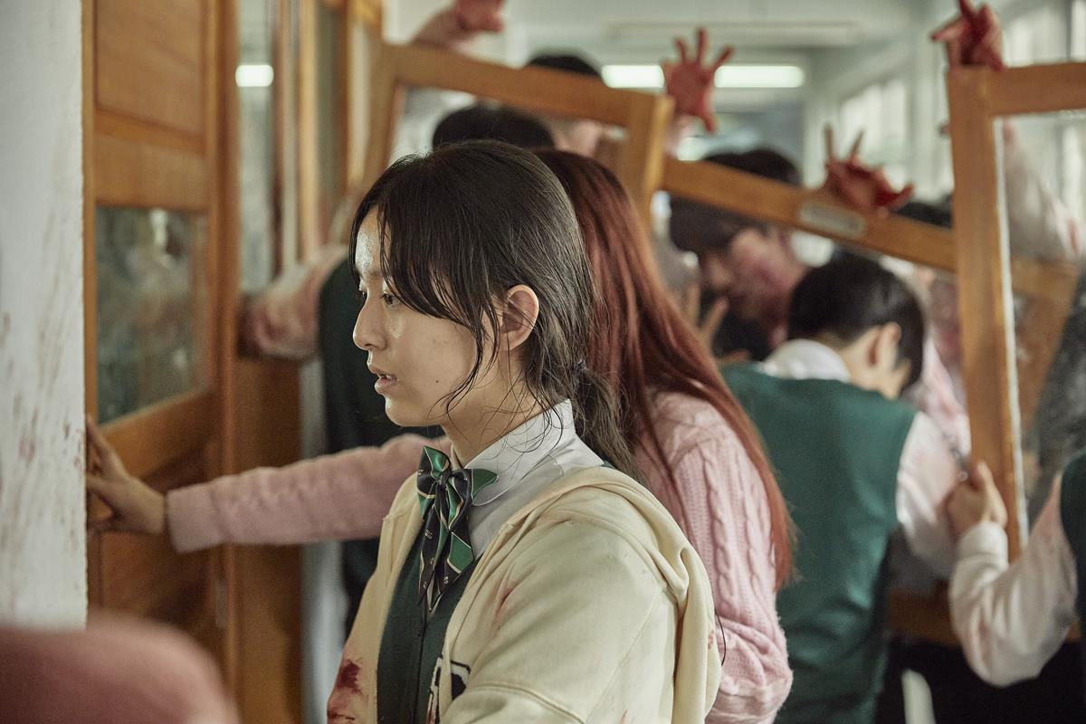 Park Ji-hu as Nam On-jo in “All of Us Are Dead.” Cr: Yang Hae-sung/Netflix