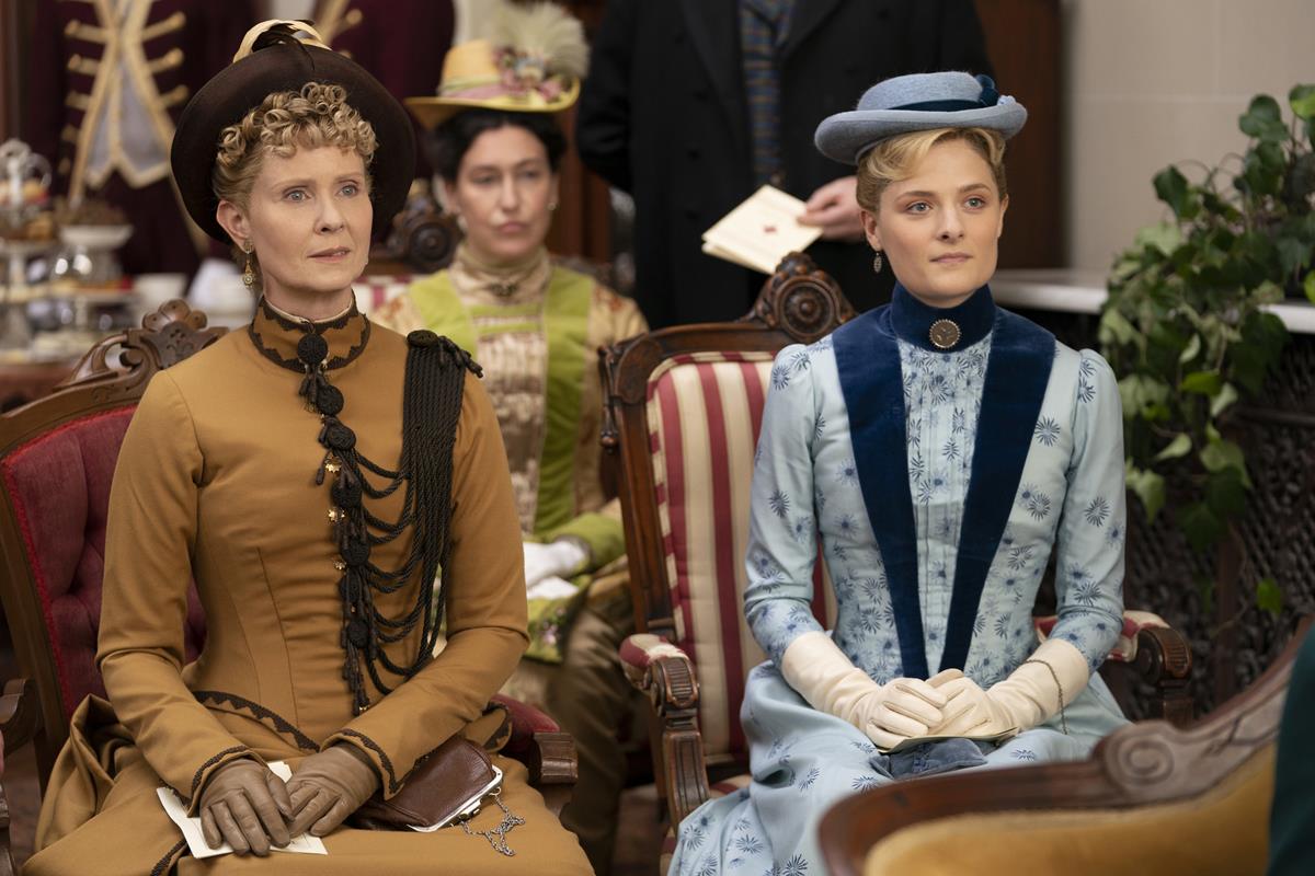 Cynthia Nixon as Ada Brook and Louisa Jacobson as Marian Brook in season 1 episode 3 of “The Gilded Age.” Cr: Warner Media