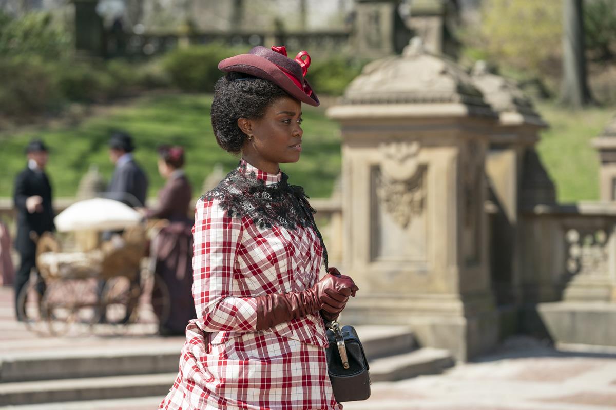 Denée Benton as Peggy Scott in season 1 episode 2 of “The Gilded Age.” Cr: Warner Media