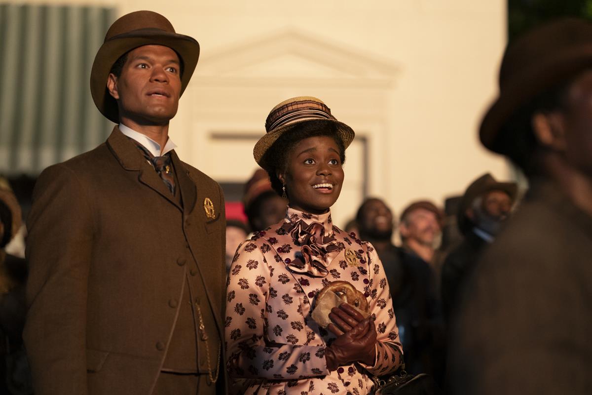 Denée Benton as Peggy Scott in season 1 episode 7 of “The Gilded Age.” Cr: Warner Media