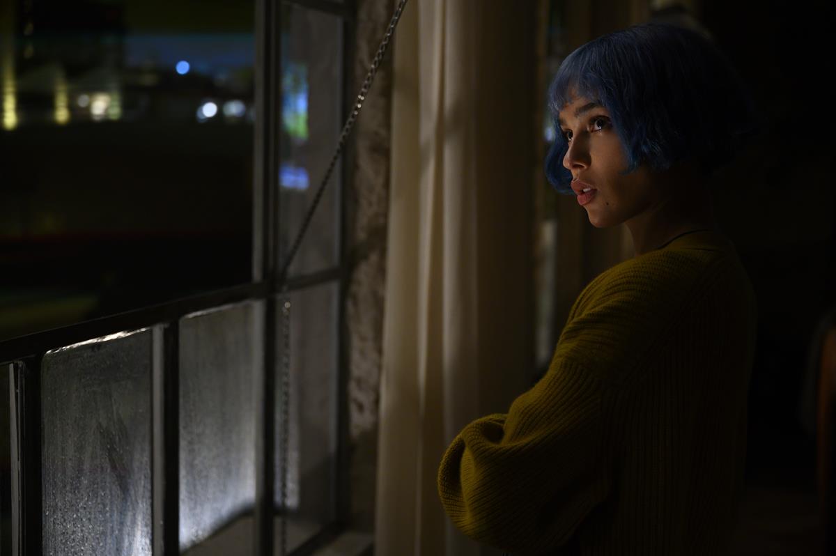 Zoë Kravitz as Angela Childs in director Steven Soderbergh’s “Kimi.” Cr: Warner Bros. Pictures