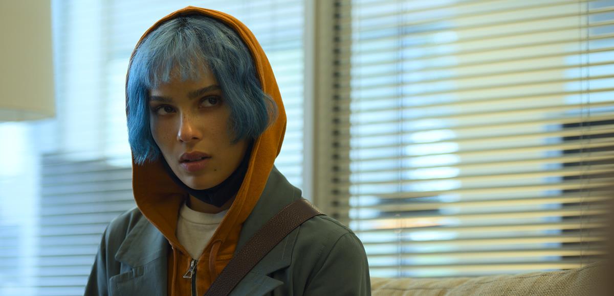 Zoë Kravitz as Angela Childs in director Steven Soderbergh’s “Kimi.” Cr: Warner Bros. Pictures