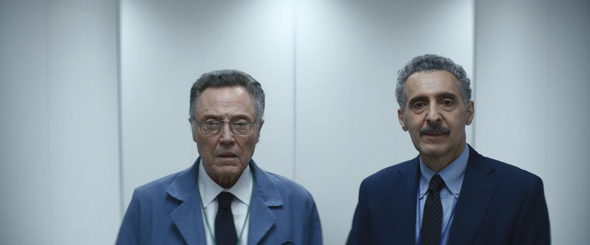 Christopher Walken as Burt and John Turturro as Irving in season 1 episode 4 of “Severance.” Cr: Apple TV+