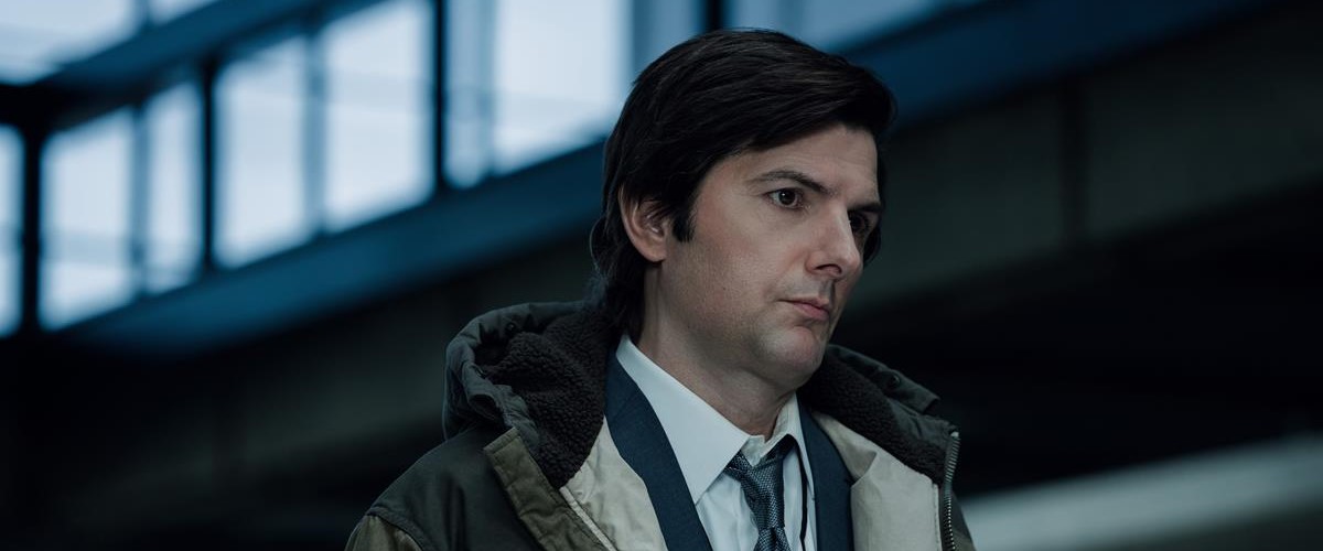 Adam Scott as Mark in season 1 episode 5 of “Severance.” Cr: Apple TV+