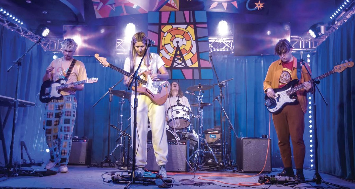 The band Middle Kids performs at the Sonic Cathedral.