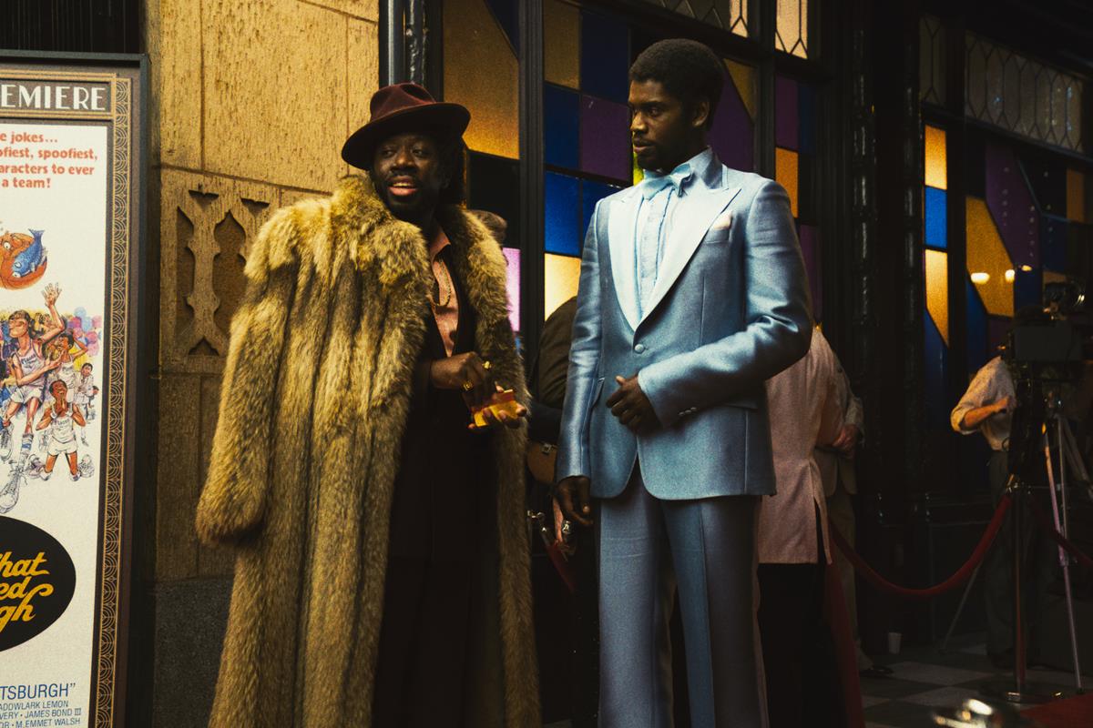 Sheaun McKinney as Zastro and Quincy Isaiah as Magic Johnson in season 1 episode 3 of “Winning Time: The Rise of the Lakers Dynasty.” Cr: Warrick Page/Warner Media