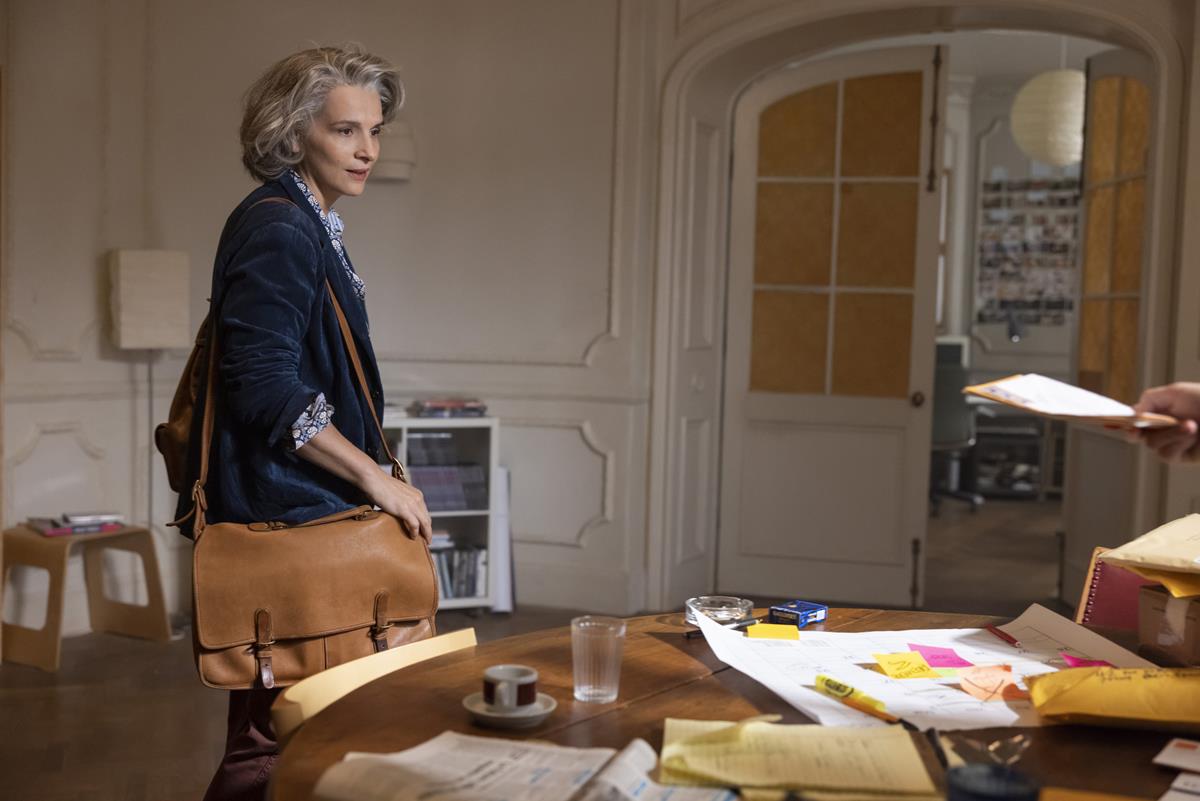 Juliette Binoche as Sophie Broussard in episode 5 of “The Staircase.” Cr: Warner Media