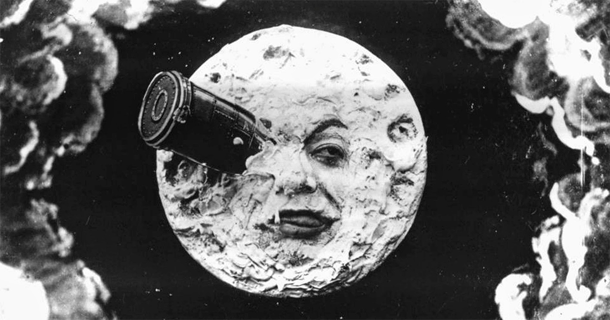 Georges Méliès’ 1902 film “Le Voyage dans la Lune”