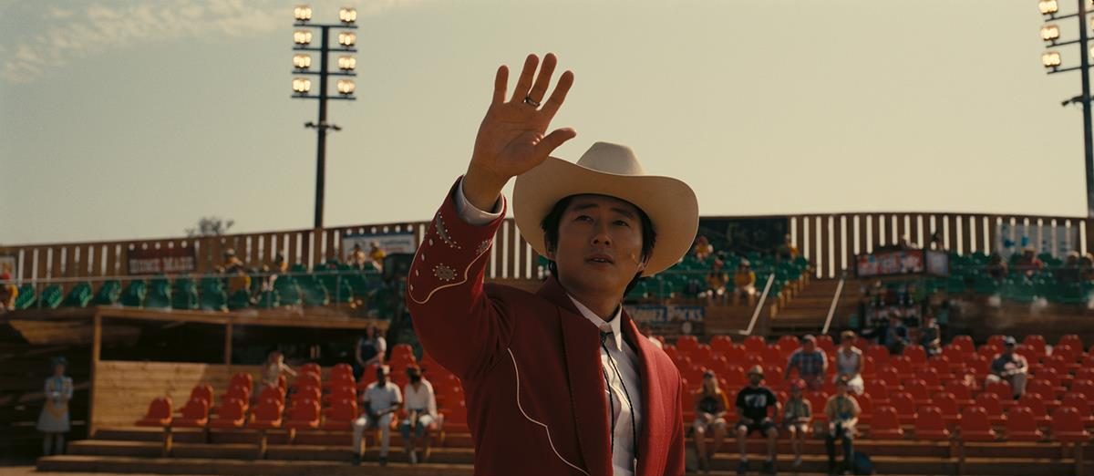 Steven Yeun as Ricky “Jupe” Park in writer/director Jordan Peele’s “Nope.” Cr: Universal Pictures