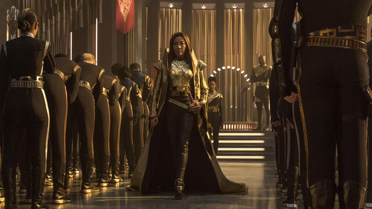 Michelle Yeoh as Philippa Georgiou in episode 12 of “Star Trek: Discovery.” Cr: Ben Mark Holzberg /Paramount+