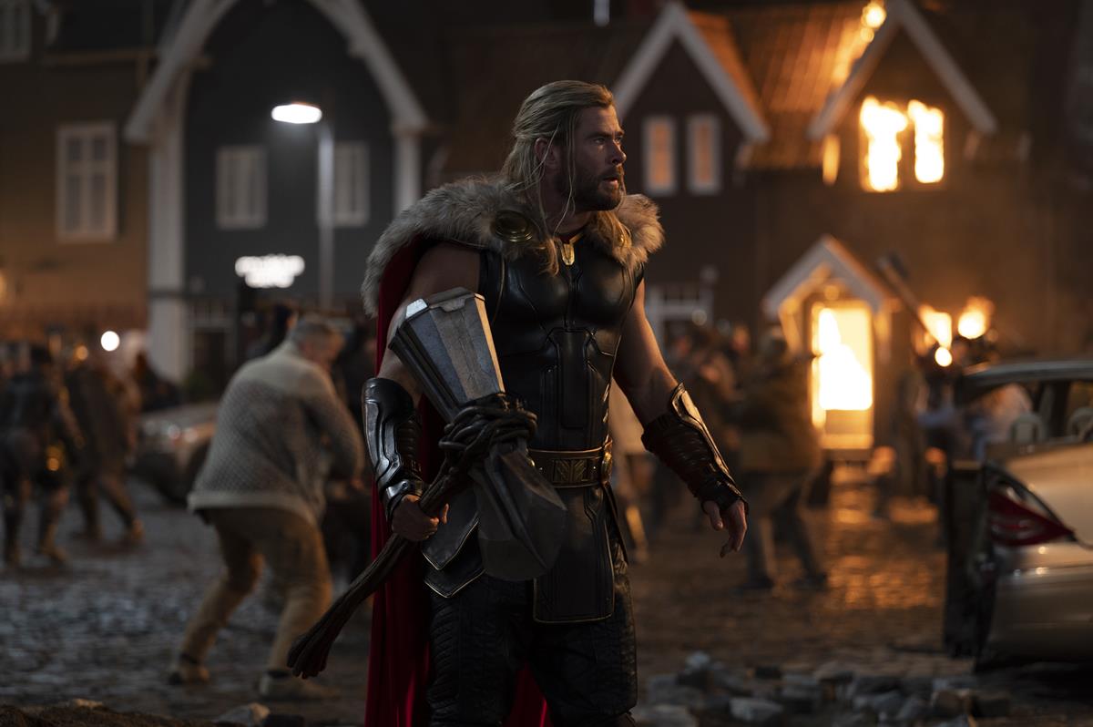 Chris Hemsworth as Thor in “Thor: Love and Thunder.” Cr: Jasin Boland/Marvel Studios