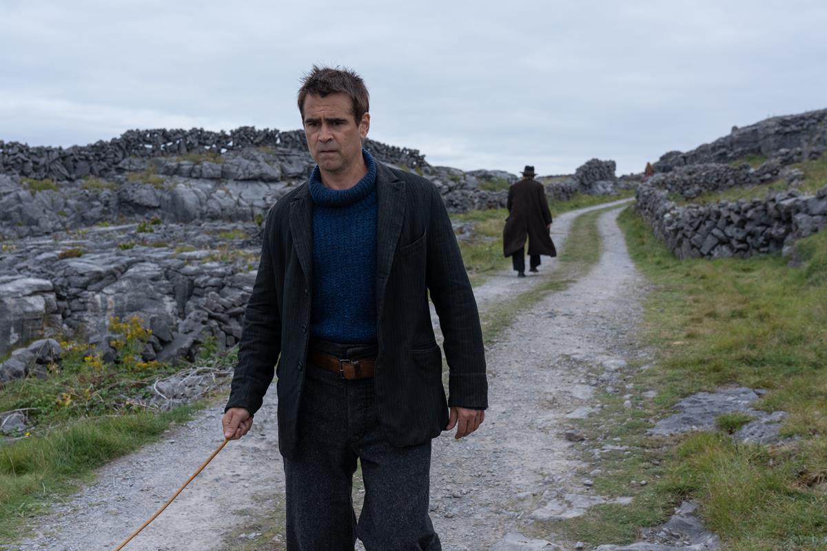 Colin Farrell as Pádraic Súilleabhá in “The Banshees of Inisherin.” Cr: Jonathan Hession/Searchlight Pictures