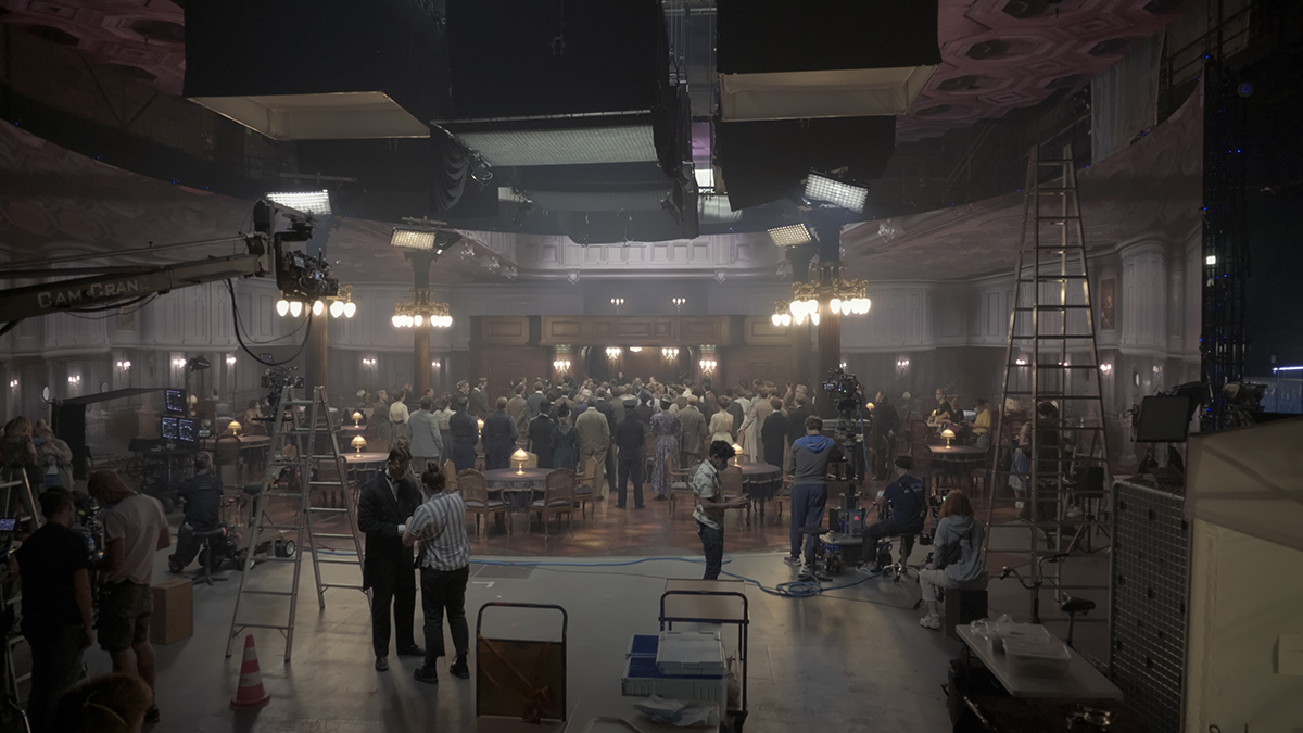 Virtual production on “1899,” cr: Netflix