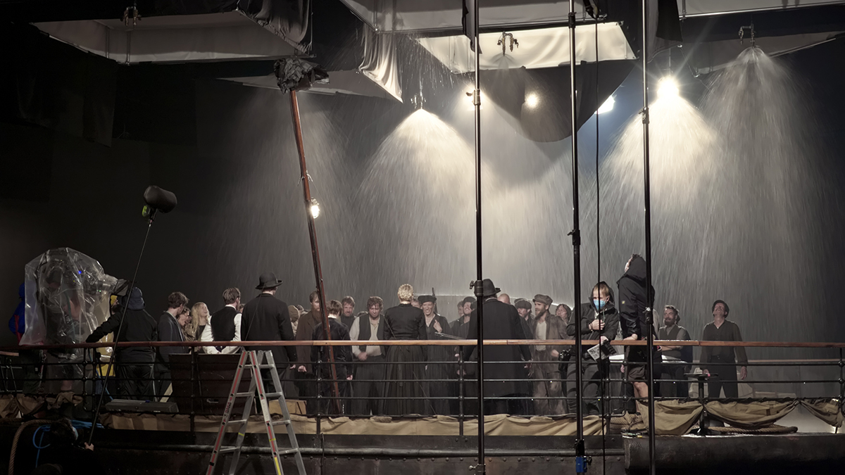 Virtual production on “1899,” cr: Netflix