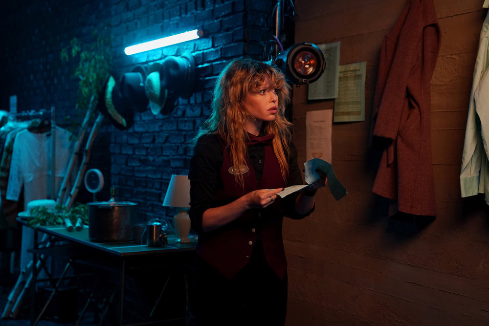 Natasha Lyonne as Charlie Cale in “Poker Face.” Cr: Sara Shatz/Peacock