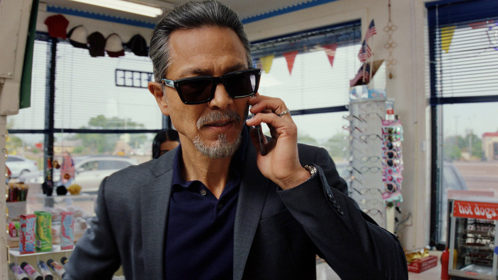 Benjamin Bratt as Cliff Legrand in “Poker Face.” Cr: Peacock