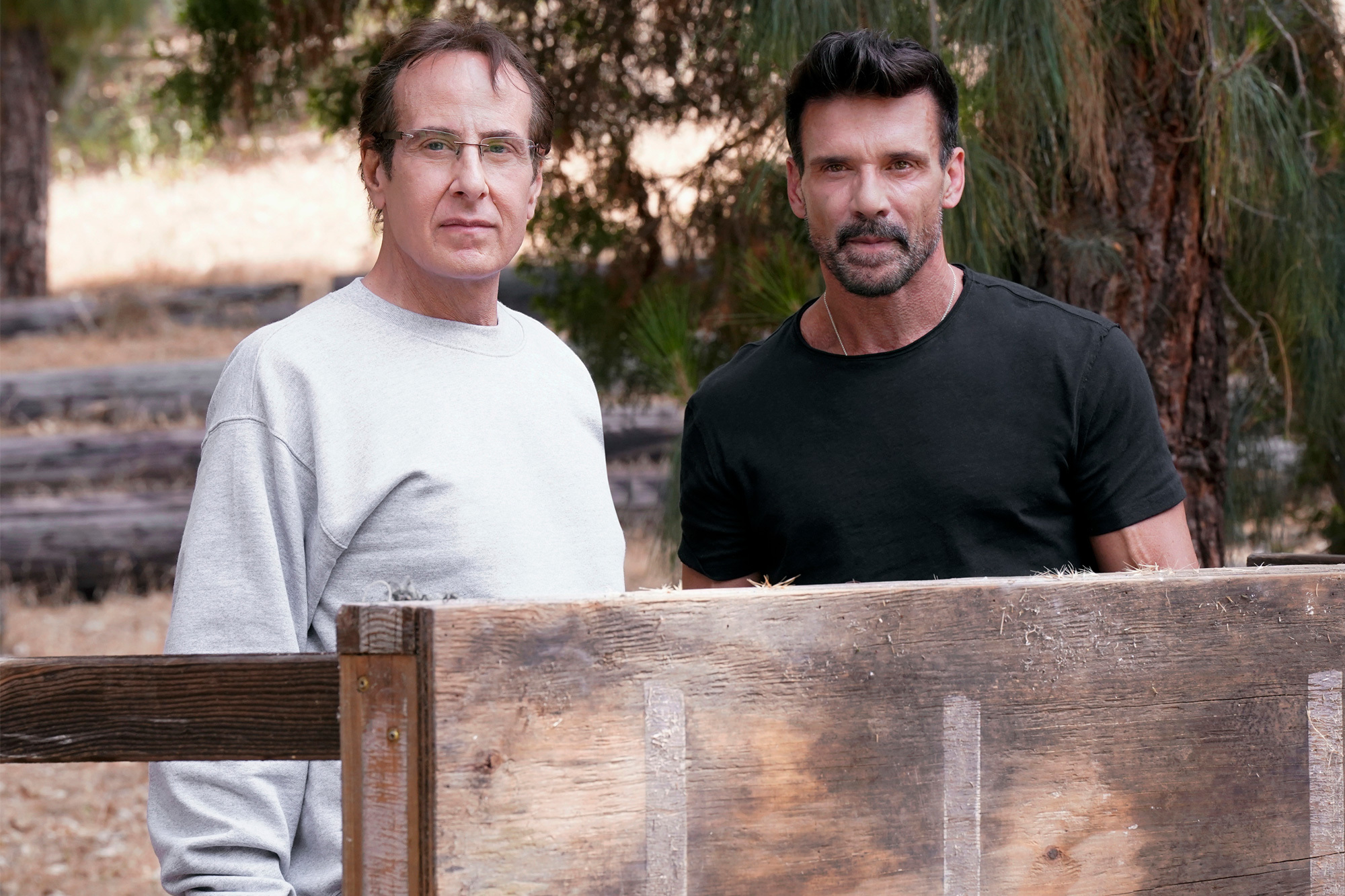 Paul T. Goldman as himself and Frank Grillo as Dan Hardwick in “Paul T. Goldman,” directed by Jason Woliner. Cr: Peacock