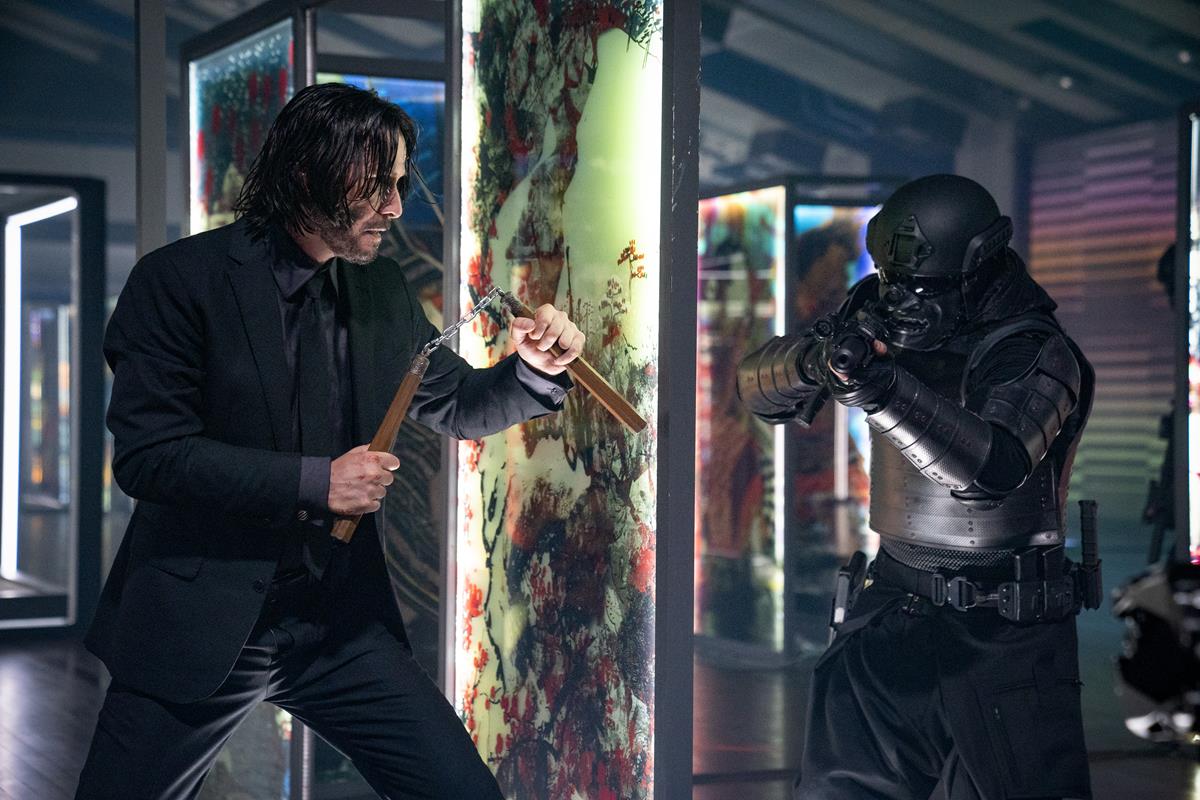 Keanu Reeves as John Wick in “John Wick: Chapter 4.” Cr: Murray Close/Lionsgate