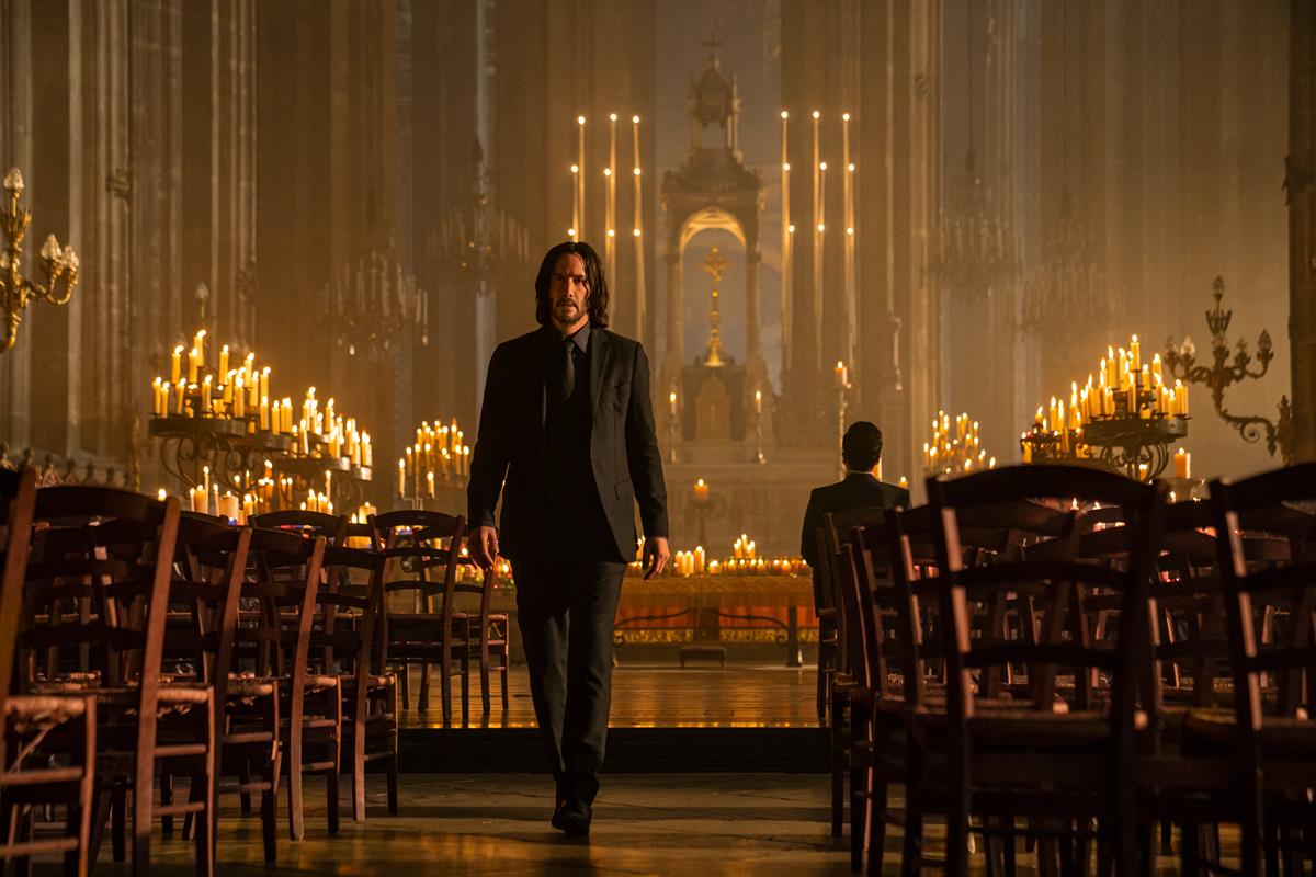 Keanu Reeves as John Wick in “John Wick: Chapter 4.” Cr: Murray Close/Lionsgate