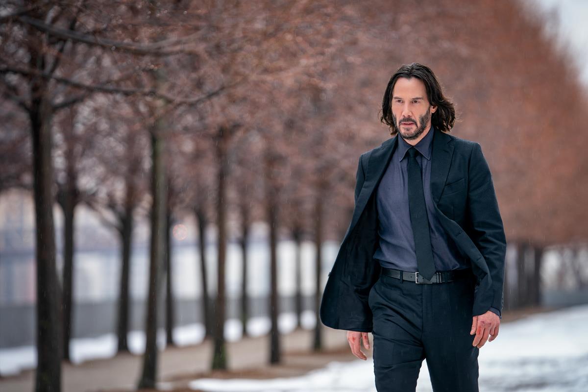 Keanu Reeves as John Wick in “John Wick: Chapter 4.” Cr: Murray Close/Lionsgate