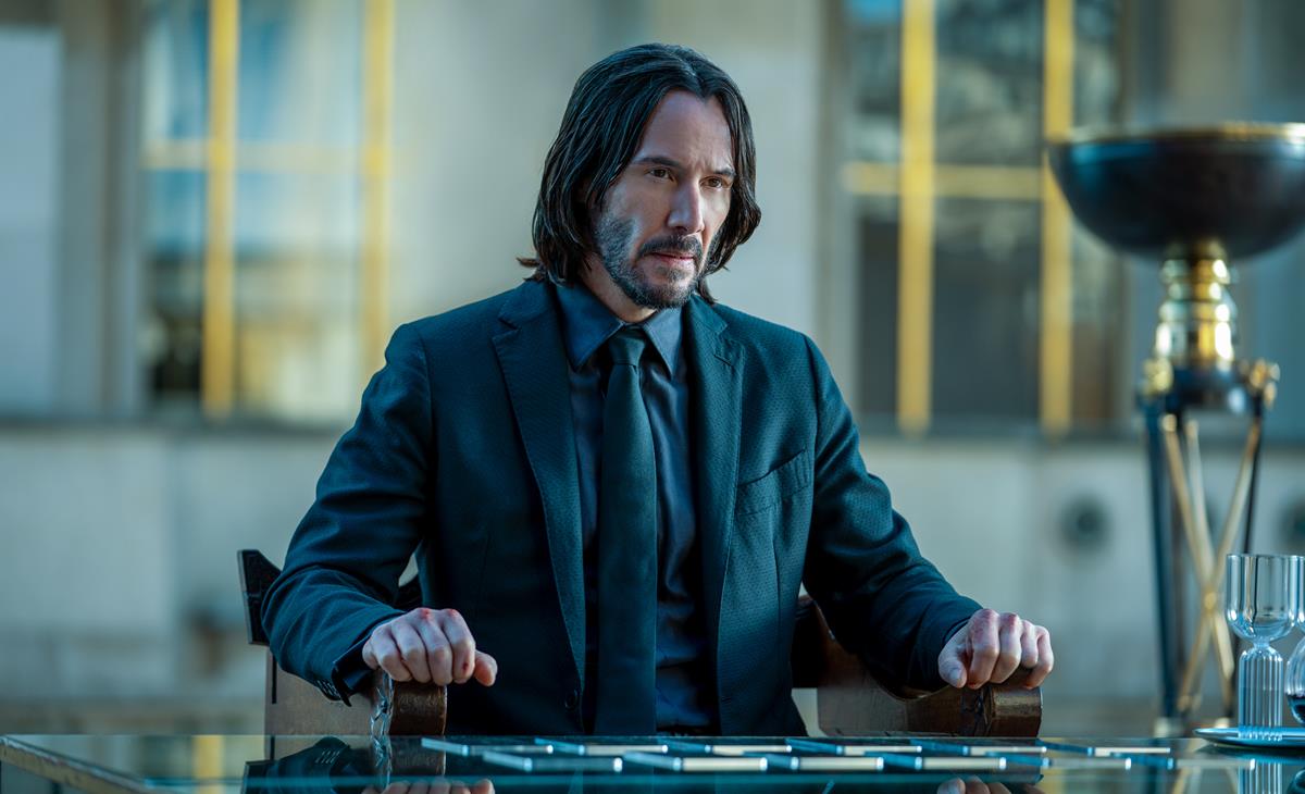 Keanu Reeves as John Wick in “John Wick: Chapter 4.” Cr: Murray Close/Lionsgate