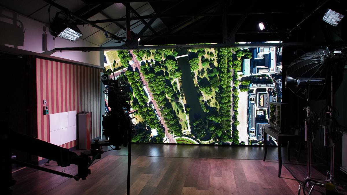 Sony’s new virtual production space at Pinewood Studios. Cr: Sony